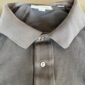 Vintage Lacoste Gray Polo Shirt | French Size 9 | Classic Cut Alligator Shirt |